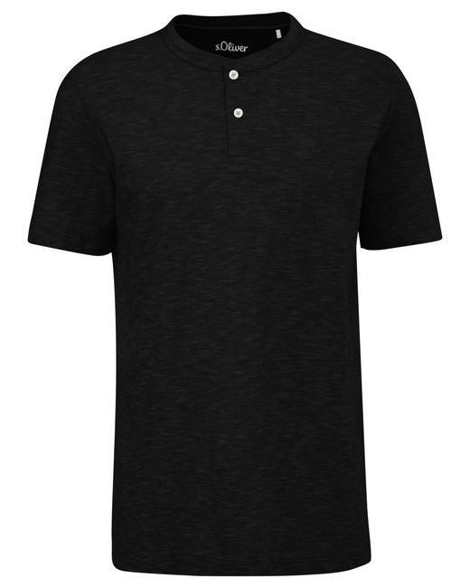 S.oliver 2141236 T-Shirt in Black für Herren