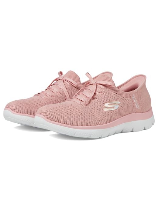 Skechers Summit Nieuwe Dagelijkse Handsfree Instapsneakers in het Pink