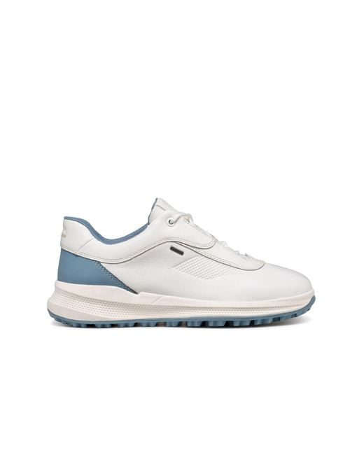 Geox White Golf Shoe For
