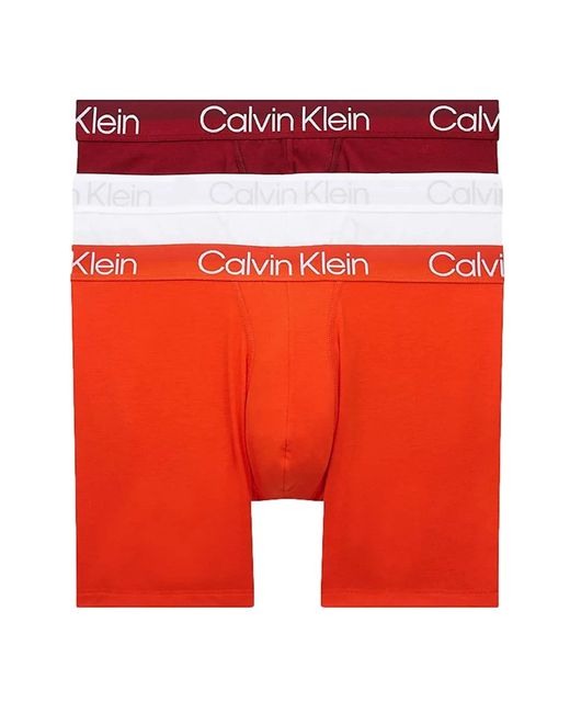 Calvin Klein Boxer Briefs in Red for Men | Lyst UK
