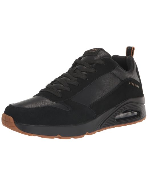 Uno - Stacre, Scarpe da Ginnastica Uomo, BBK, 41.5 EU di Skechers in Black da Uomo