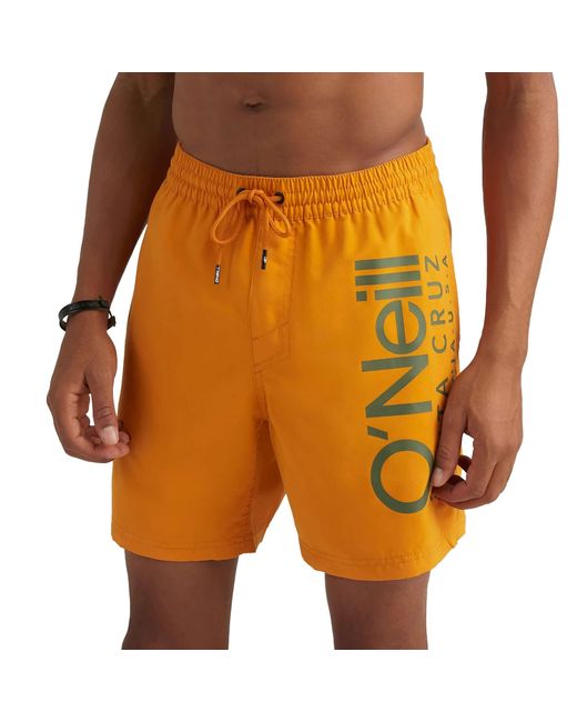O'neill Sportswear Orange Original Cali 16" Shorts Swim Trunks for men