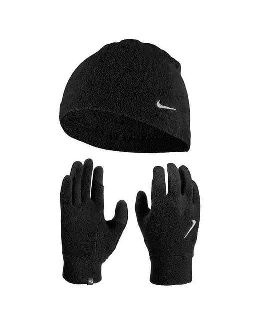 N.100.2579.082.2s Casquette et Gants Nike pour homme en coloris Black
