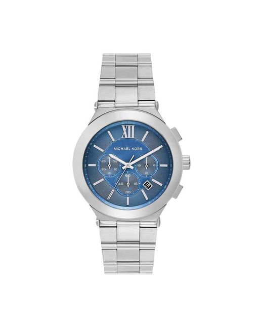 Orologio Analogico al Quarzo Uomo con Cinturino in Acciaio Inossidabile MK9222 di Michael Kors in Blue da Uomo