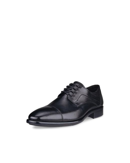 Ecco Blue Citytray Cap Toe Tie Oxford for men