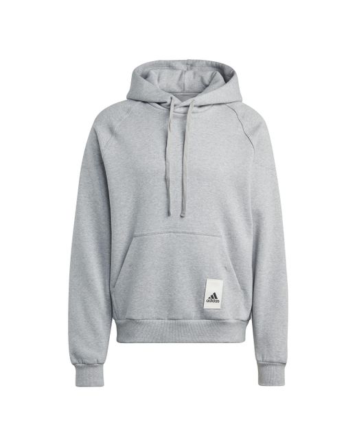 Adidas Gray M Caps Hd Hooded Sweatshirt for men