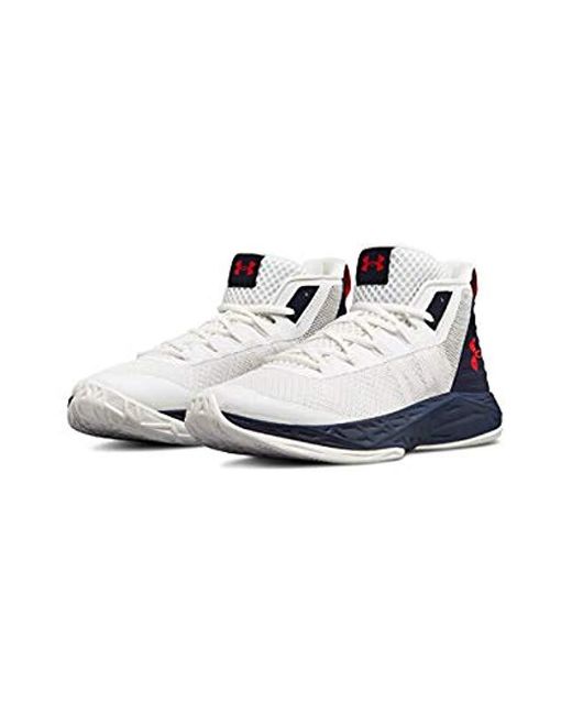 navy under armour basketball shoes
