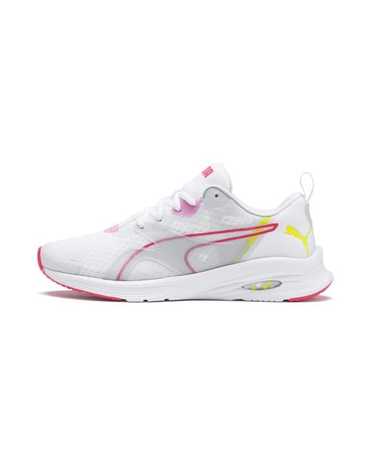 PUMA White Hybrid Fuego WNS Laufschuhe