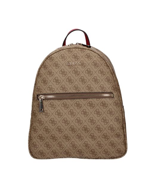 Guess Brown Vikky Backpack Bag
