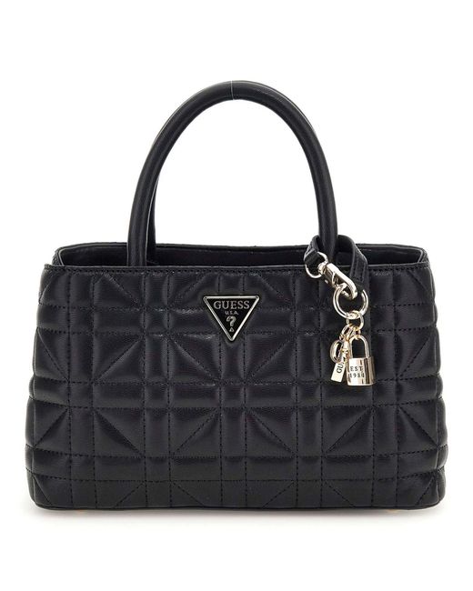 Guess Edita Elite Satchel Black