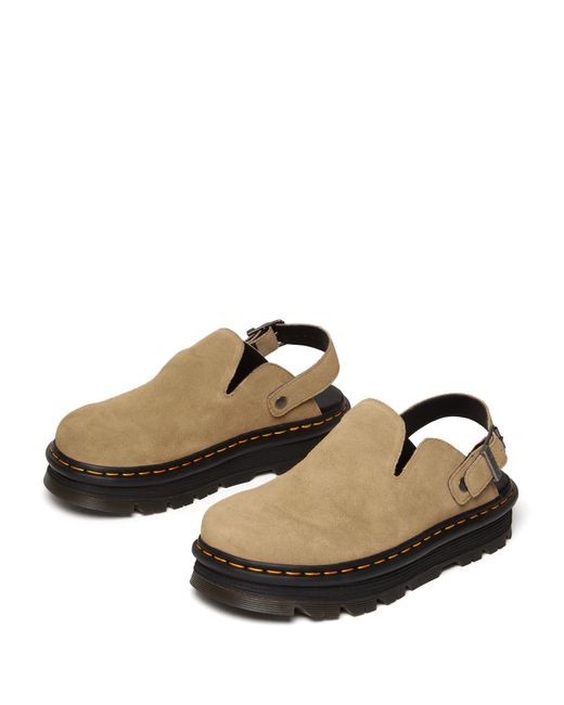 Dr. Martens Brown Dr.martens Zebzag Mule Clog 31737439 Savannah Tan