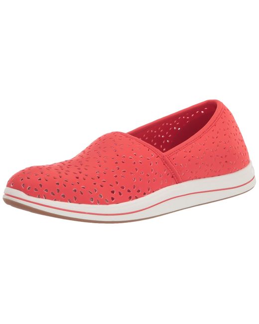 Clarks Breeze Emily Loafer in Red | Lyst UK