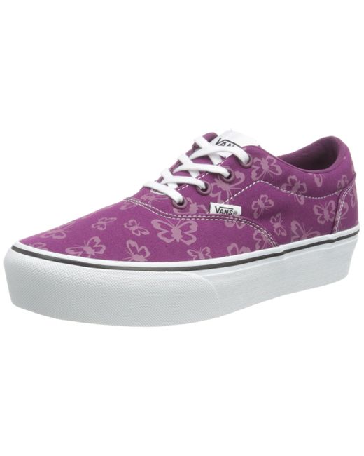 Vans Purple Doheny Platform Sneaker