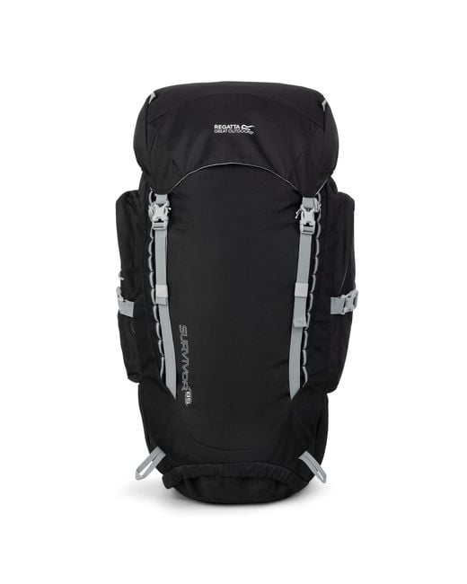 Regatta Black S Survivor V4 85l Rucksack Backpack Bag for men