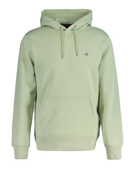 Gant Green Reg Shield Hoodie Hooded Sweatshirt for men