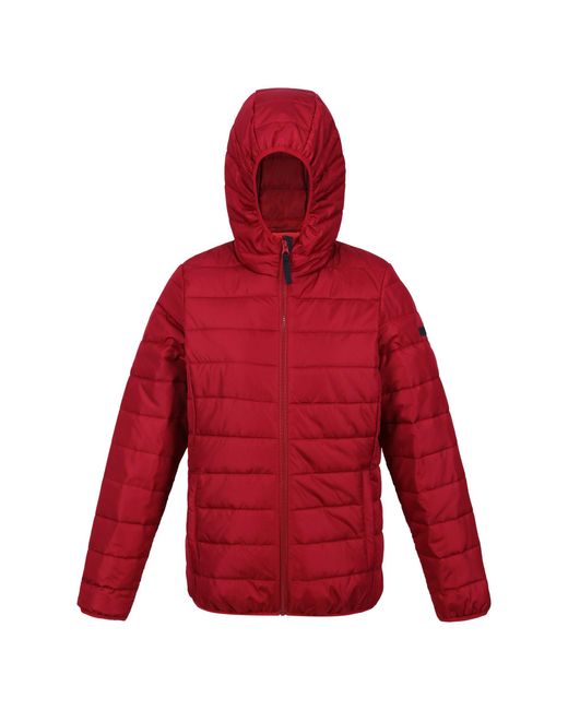 Regatta Red S Helfa Insulated Quilted Hooded Puffa Coat