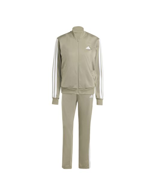 Adidas Essentials 3-stripes Tracksuit in het Green