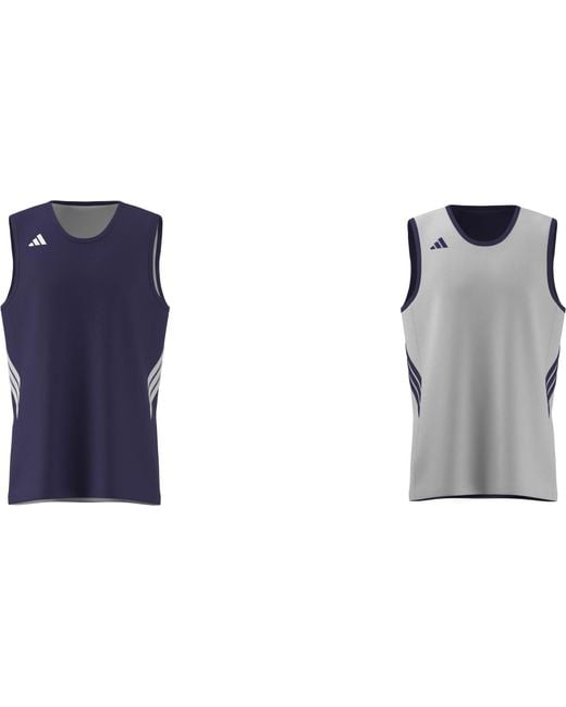 Adidas Volwassen Dagelijks Pro Bball Jerseys 3xlt in het Black voor heren