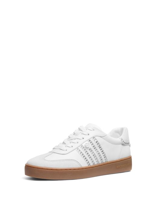 Sneaker Scotty da donna con lacci di Michael Kors in White