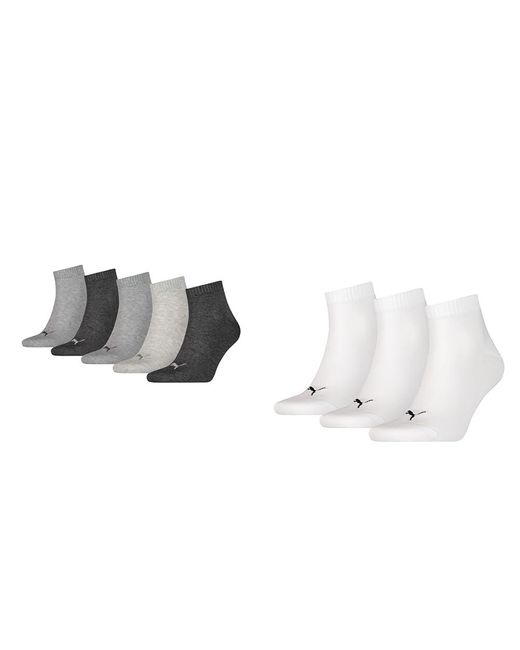 Socken Weiß 39-42 Socken Grau/Grau 39-42 PUMA de color Metallic