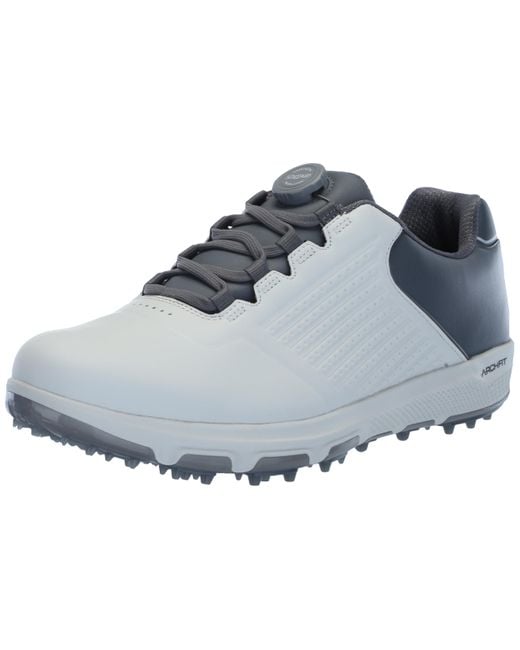 Skechers Golf Pro 6 Waterproof Golf Shoe Sneaker in Grey for Men Lyst UK