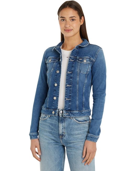 Vivianne SKN Jacket AH0136 DW0DW17213 Giacche di Jeans di Tommy Hilfiger in Blue