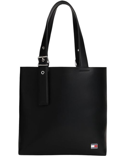 Tjw Cool Tote Bag Aw0aw17875 di Tommy Hilfiger in Black
