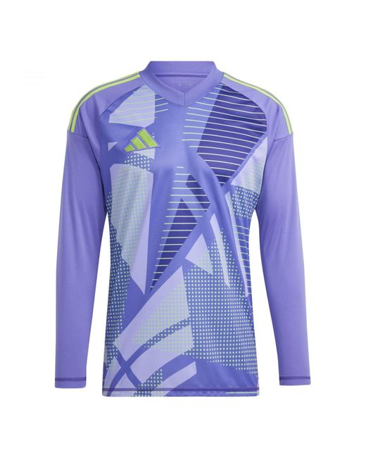 Adidas Teamsport Textiel - Keepersshirt Tiro 24 Competitie Keepersshirt Lange Mouw Paars in het Blue voor heren