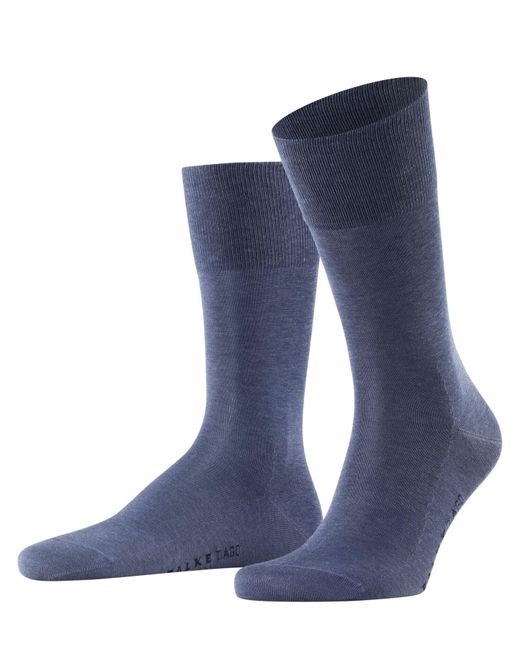 Falke Blue Socken Tiago M SO Fil D'Ecosse Baumwolle einfarbig 1 Paar