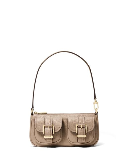 Michael Kors Metallic SM CONV POUCHETTE BIRCH One Size