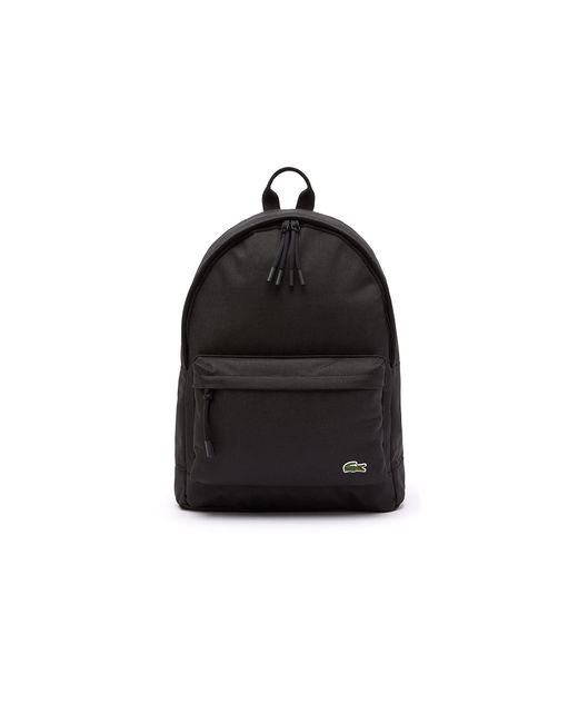 Lacoste Black Logo Backpack for men