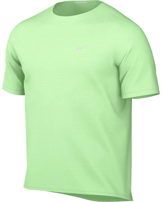 Herren Dri-fit Rise 365 SS Top Nike de hombre de color Green