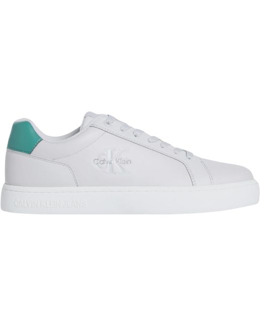 Uomo Sneakers con Suola Preformata Classic Mono in Pelle di Calvin Klein in Black da Uomo