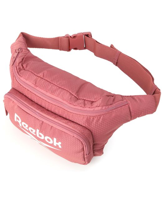 Reebok Pink Davis Lightweight Waist Belt Bag - Crossbody Bag For