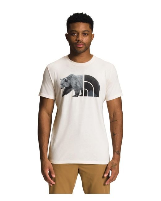 The North Face Short Sleeve Tnf Bear Tee in White for Men Lyst UK