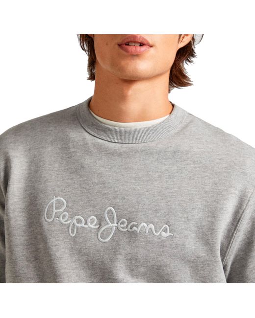 Pepe Jeans Joe Crew Sweatshirt in Gray für Herren