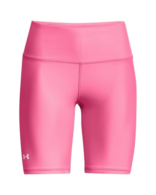 Standard HeatGear Bike Shorts, di Under Armour in Pink