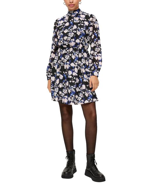 S.oliver Multicolor 2137463 Blusenkleid mit Allover Print