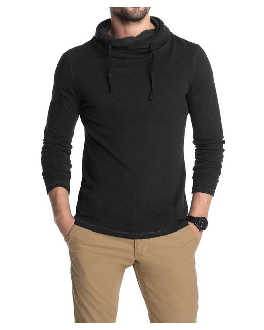 Esprit Edc By Shirt Met Lange Mouwen Slim Fit in het Black voor heren