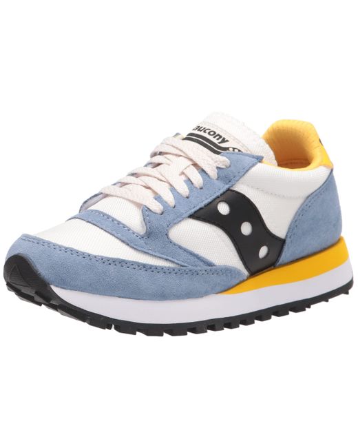 Saucony Rubber Unisex Adult Jazz 81 Sneaker in Tan/Blue (Blue) Save