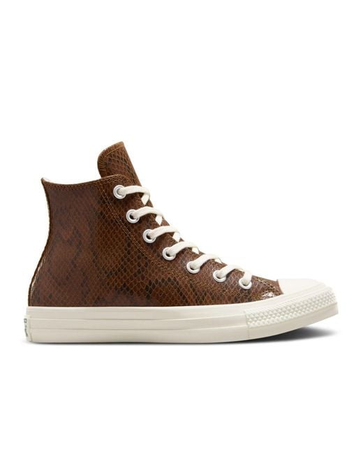 Converse Brown Chuck Taylor All Star Lift -Sneaker mit Schnürung