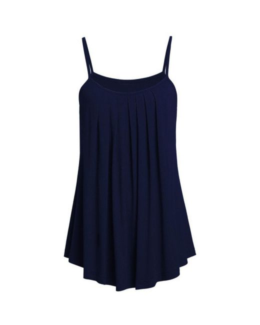 Converse Kanpola Sales Clearance Summer S Plus Size Loose Camisole Ruched  Vest Ladies Solid Color Tank Tops T-shirt Blouse Navy in Blue | Lyst UK