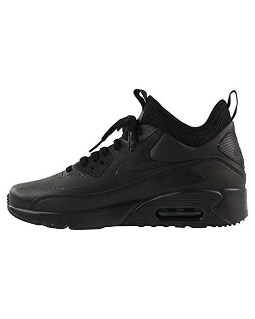 Nike Synthetic Air Max 90 Ultra Mid Winter Ankle Boots/boots Black Mid  Boots for Men | Lyst UK