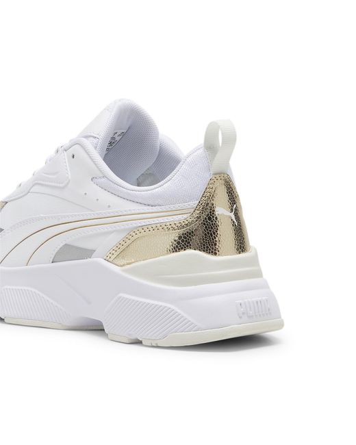 Cassia Metallic Shine Sneakers PUMA de color White