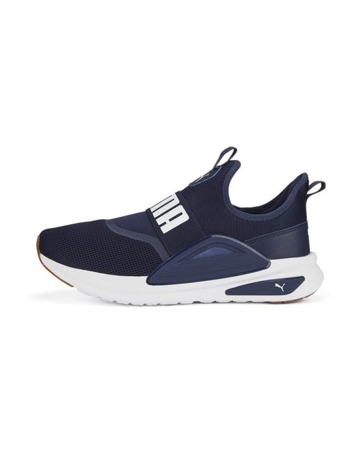 PUMA Blue Softride Enzo Evo Slip-on Sneaker for men