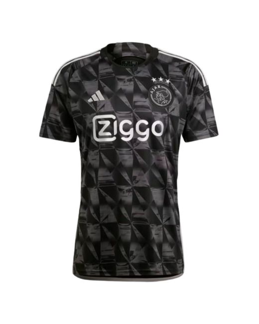 2023-2024 Ajax Third Football Soccer T-Shirt Maillot Adidas pour homme en coloris Black