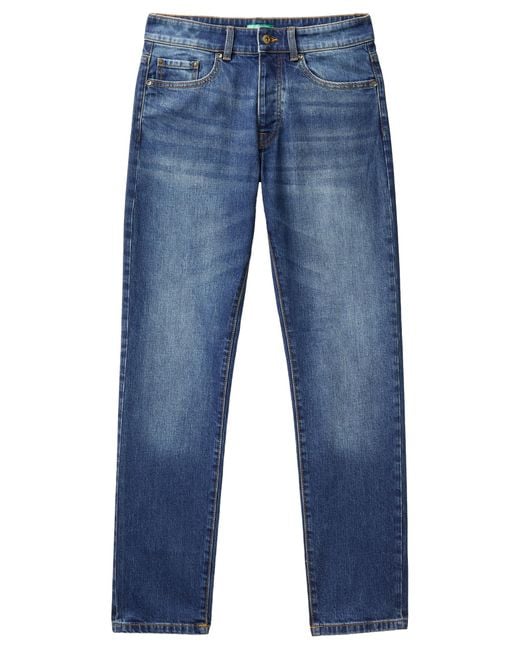 Pantalone da Uomo di Benetton in Blu Lyst