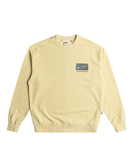 Quiksilver Spin Cycle Sweatshirt L Yellow for men