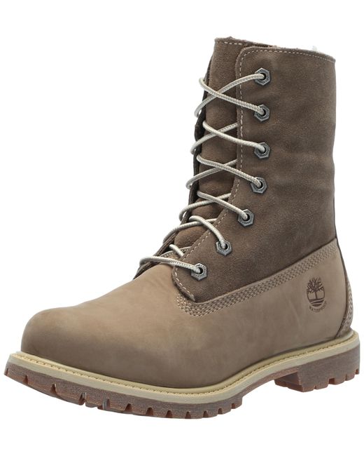 Timberland Brown Authentic Mid Warm Lined Waterproof Boot
