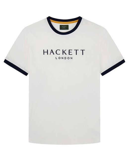 Hackett Heritage Classic Tee T-Shirt in White für Herren